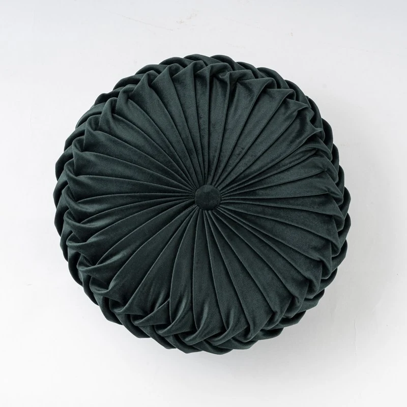 Coussin en Velours en Forme de Citrouille