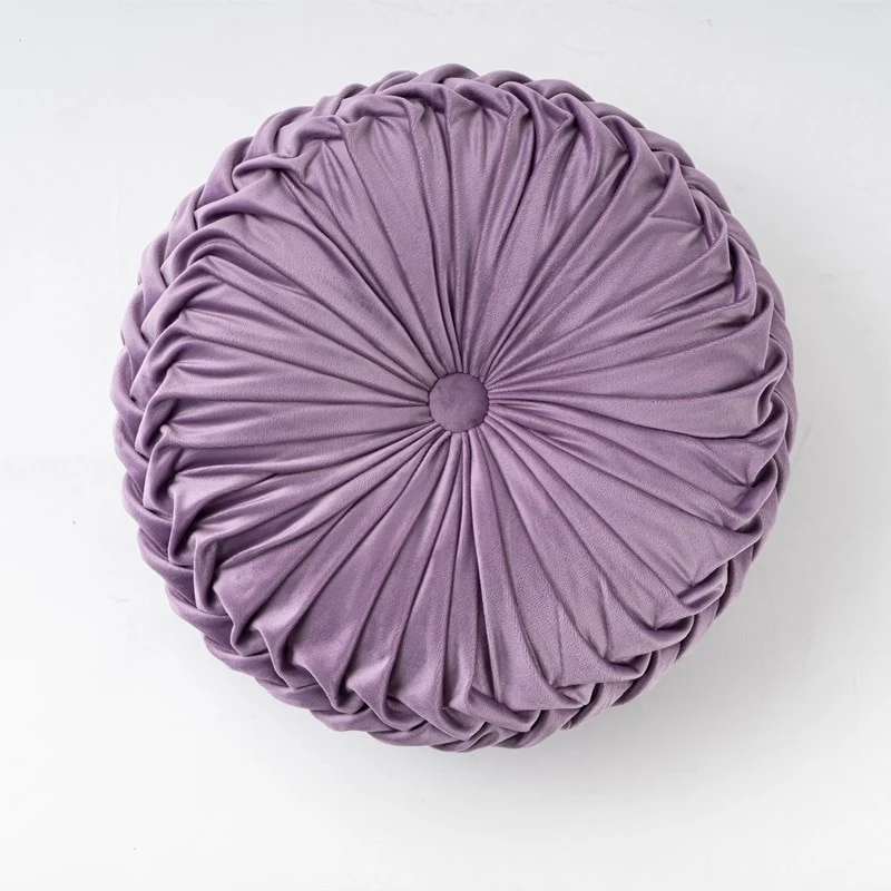 Coussin en Velours en Forme de Citrouille