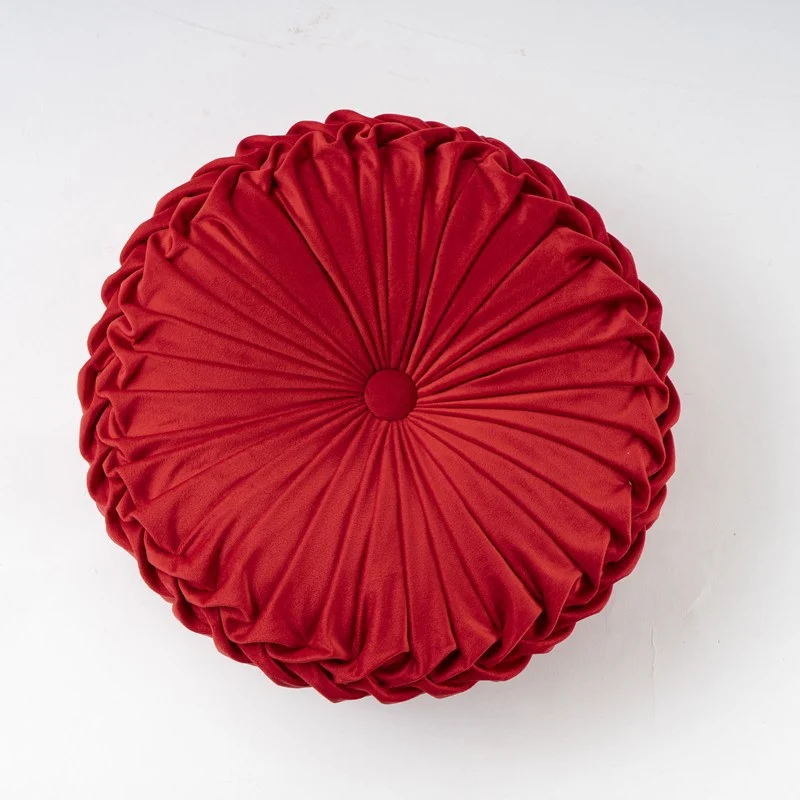 Coussin en Velours en Forme de Citrouille