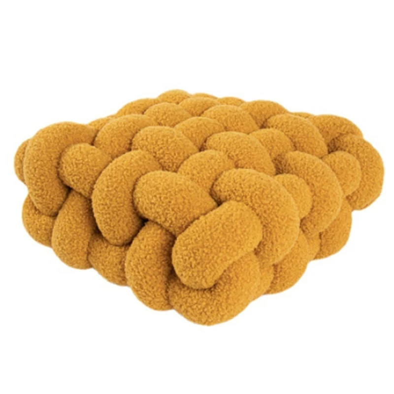 Coussin de Méditation Nordique en Forme de Nœud Doux