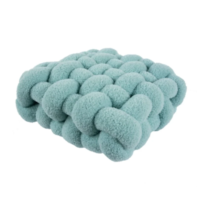 Coussin de Méditation Nordique en Forme de Nœud Doux