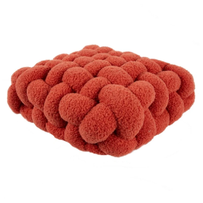 Coussin de Méditation Nordique en Forme de Nœud Doux