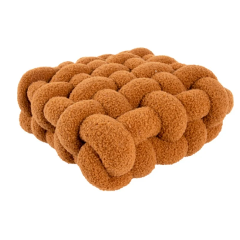 Coussin de Méditation Nordique en Forme de Nœud Doux