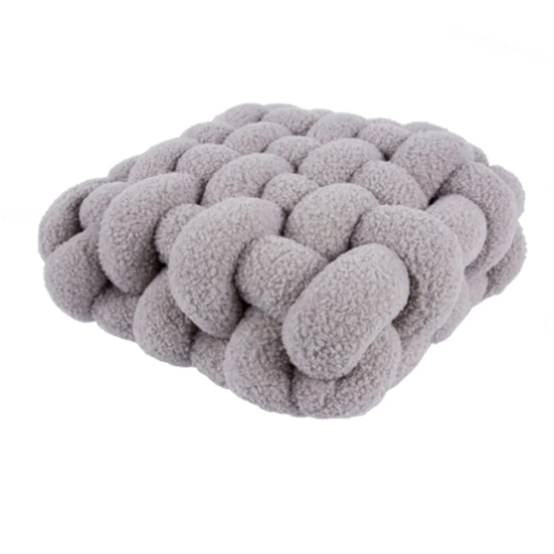Coussin de Méditation Nordique en Forme de Nœud Doux