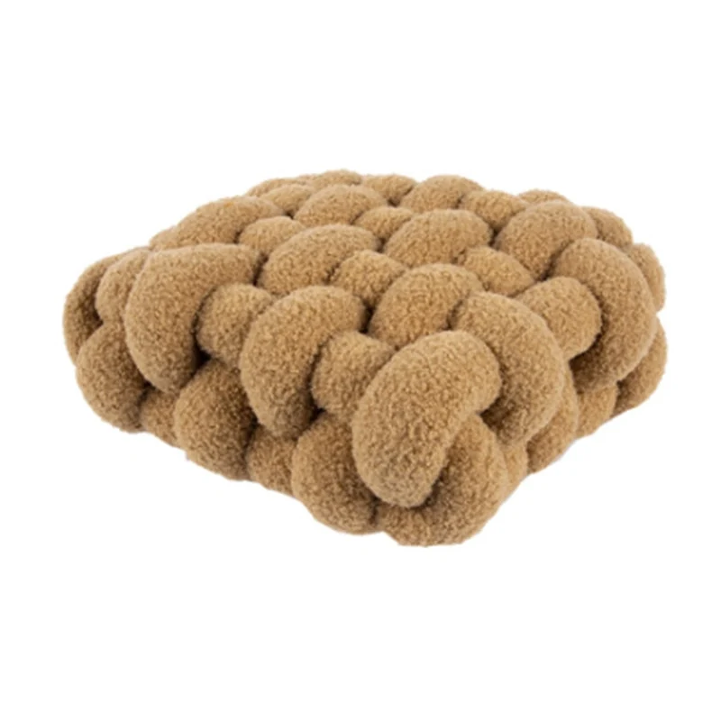 Coussin de Méditation Nordique en Forme de Nœud Doux