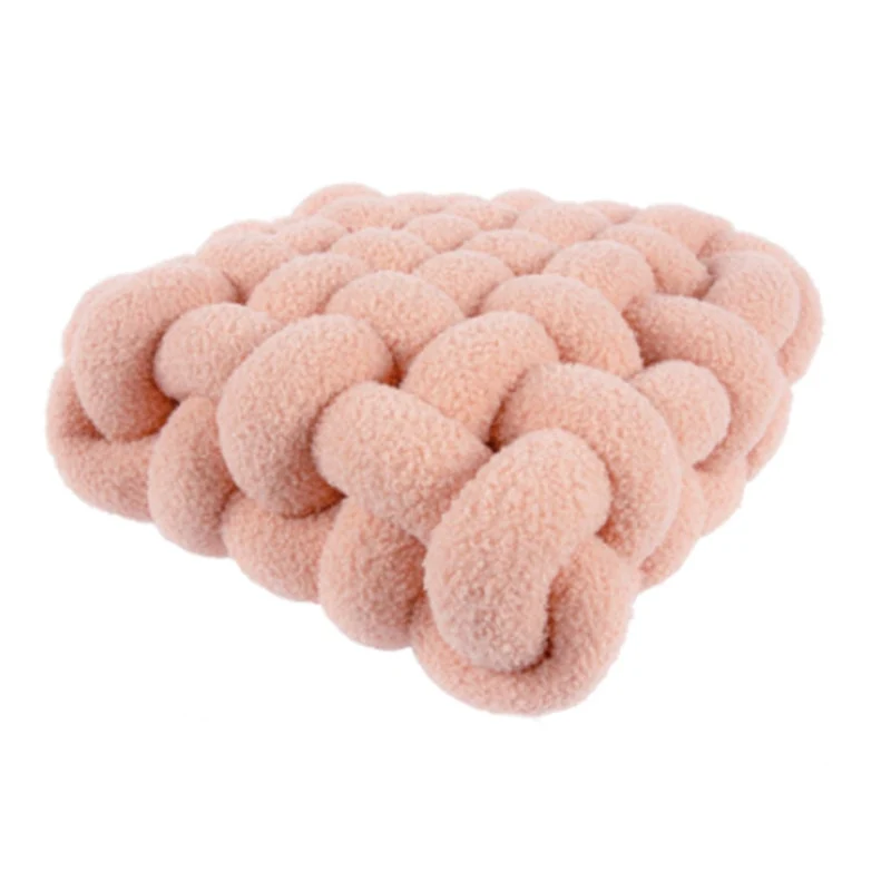 Coussin de Méditation Nordique en Forme de Nœud Doux