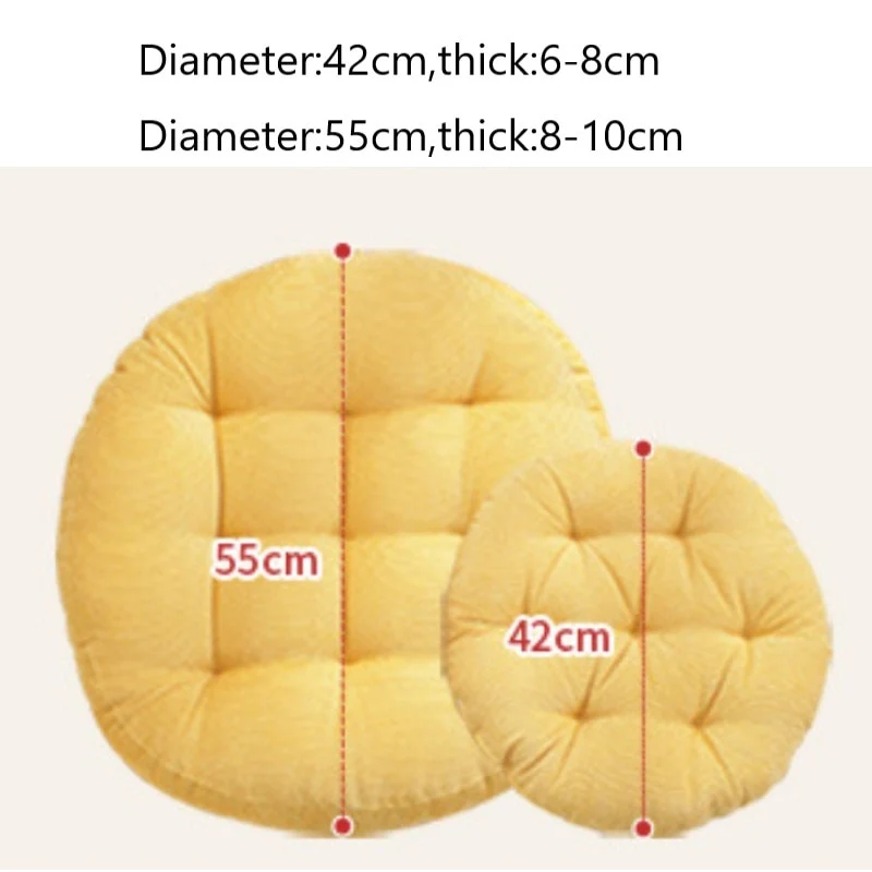 Coussin Rond de Méditation Inyahome Épais et Rembourré
