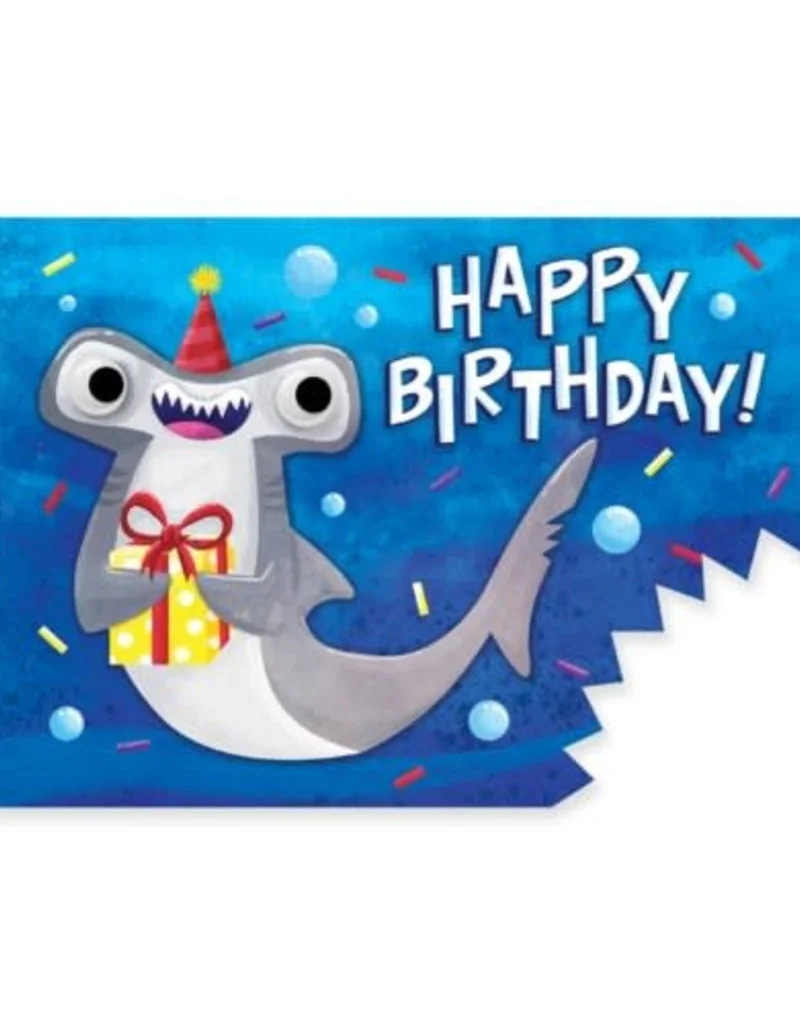 BIRTHDAY CARD: HAPPY BIRTHDAY SHARK