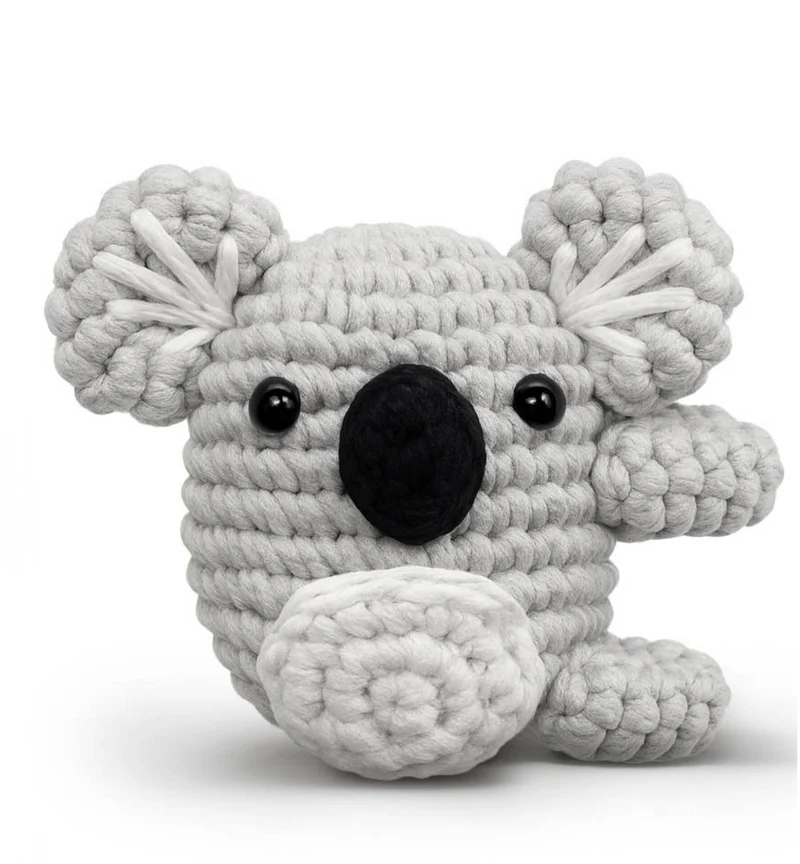 Woobles Wally the Koala Crochet Kit for Beginners
