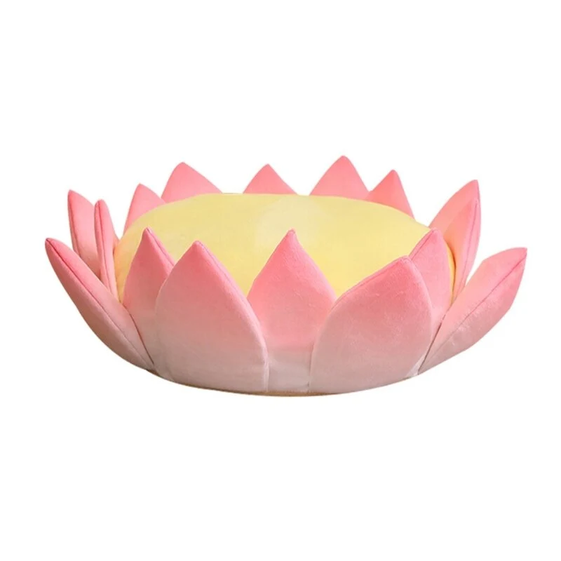 Coussin de Méditation en Forme de Fleur de Lotus 3D