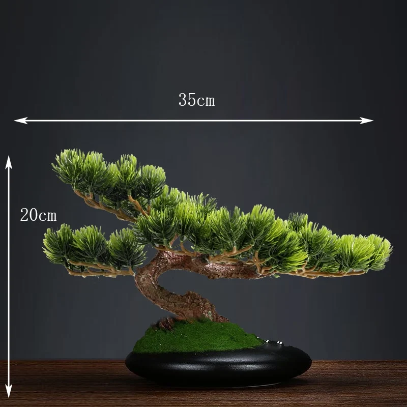 Bonsaï artificiel en bois massif