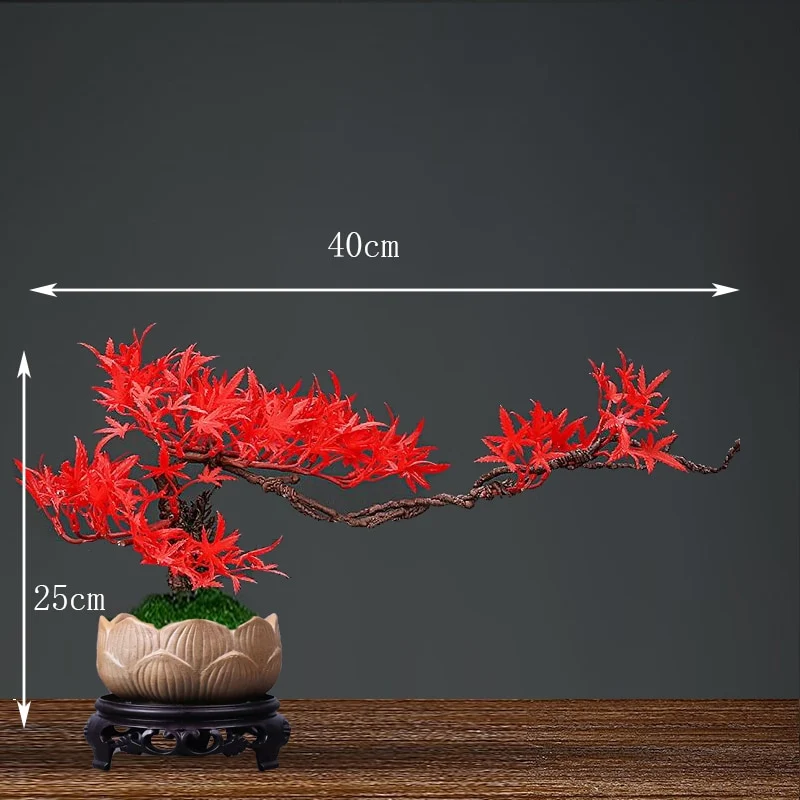 Bonsaï fleurs d'érable rouge