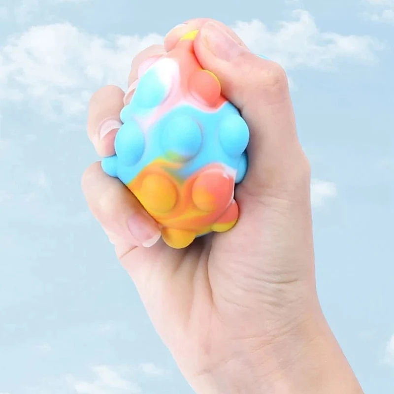 Balle antistress colorés 3D Pop It multicolors