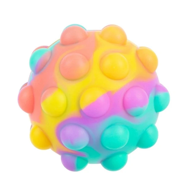 Balle antistress colorés 3D Pop It bleu