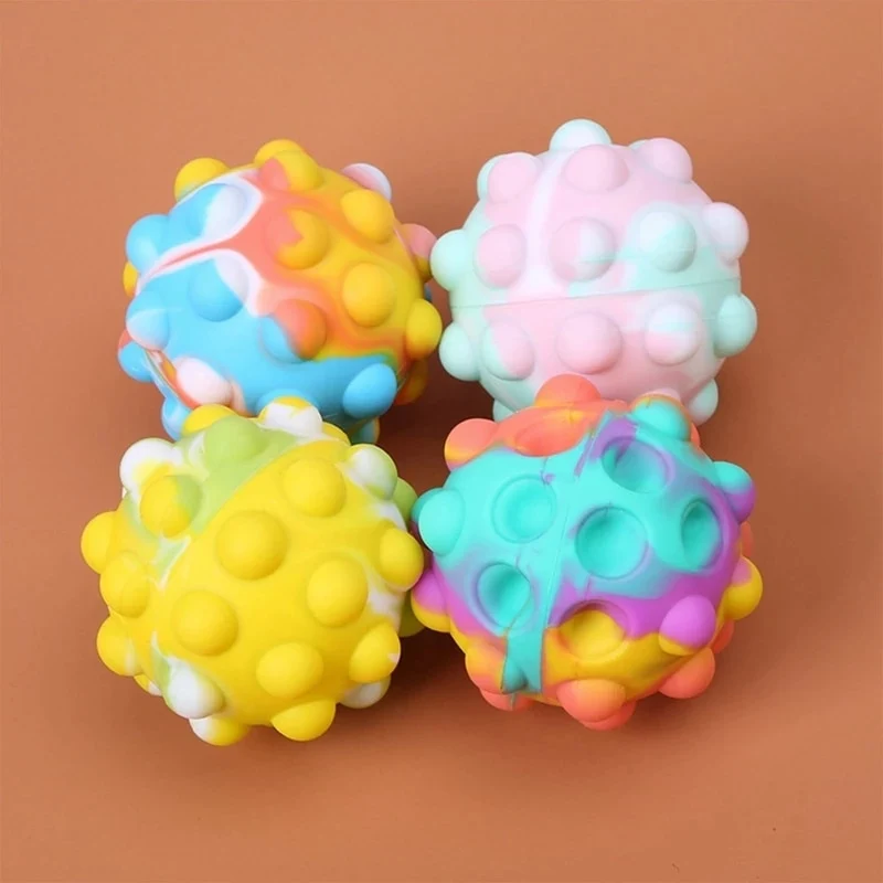 Balle antistress colorés 3D Pop It