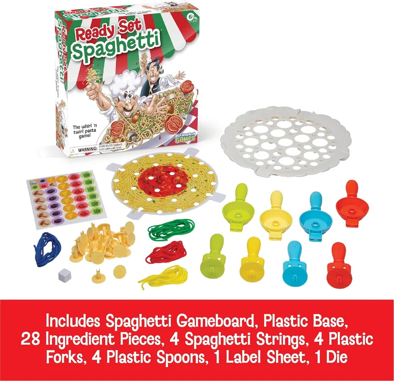 Ready Set Spaghetti Board Game for Kids and Families