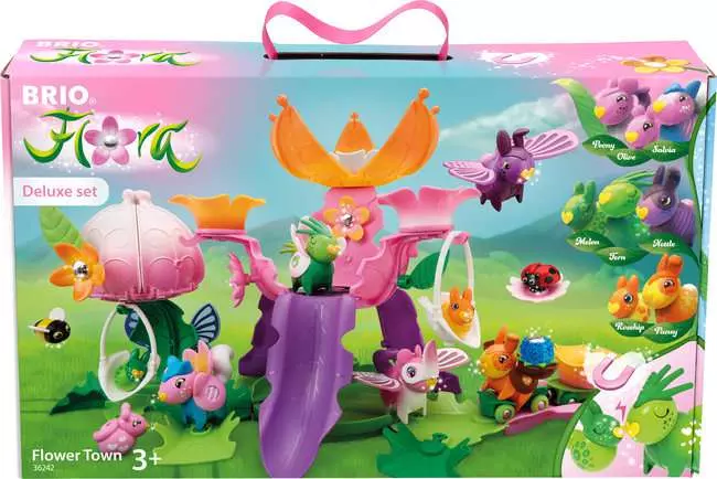 BRIO Flora Flower Town Playset 47 Pieces