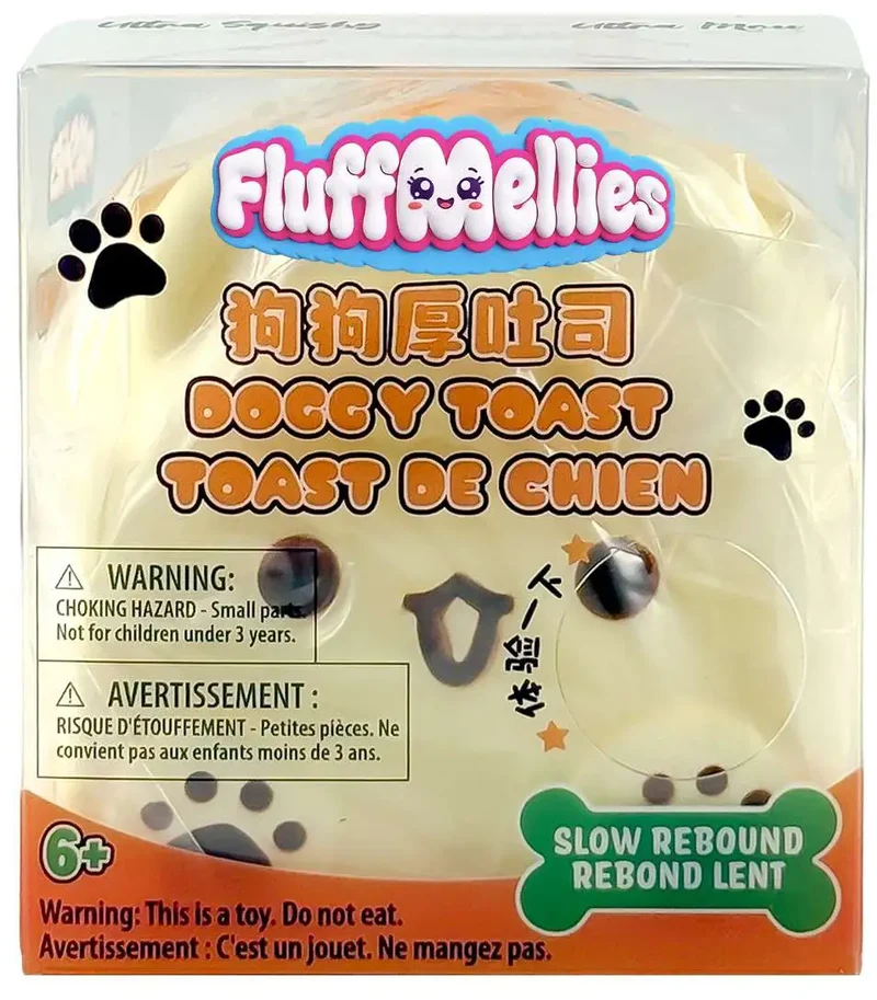 Fluffmellies Doggy Toast Squeezy Toy