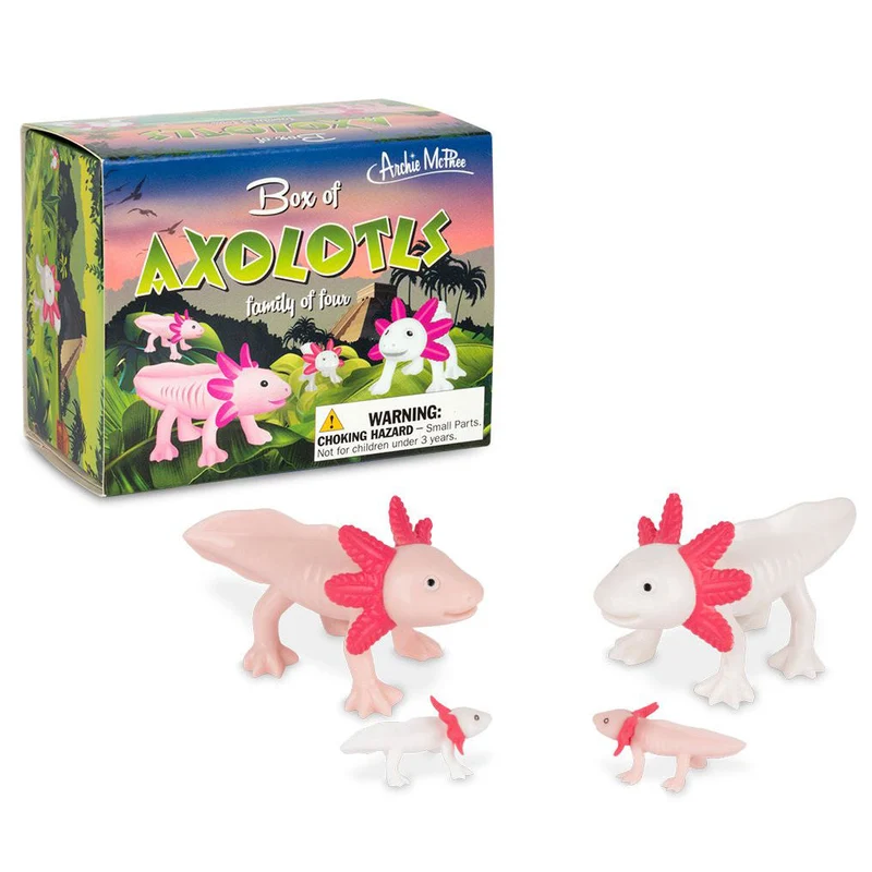 Box of Axolotls - Family of Four