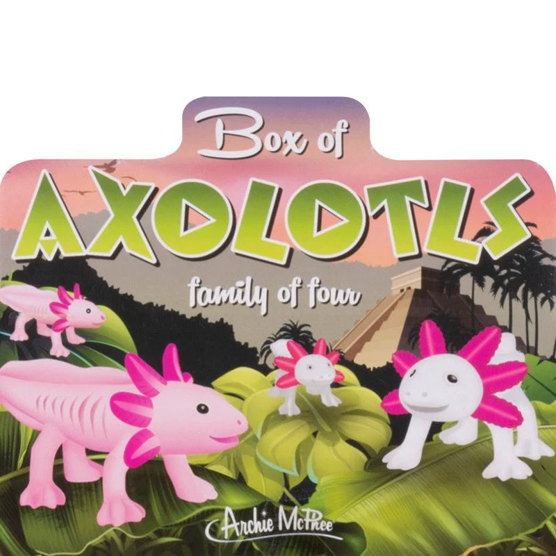 Box of Axolotls - Family of Four