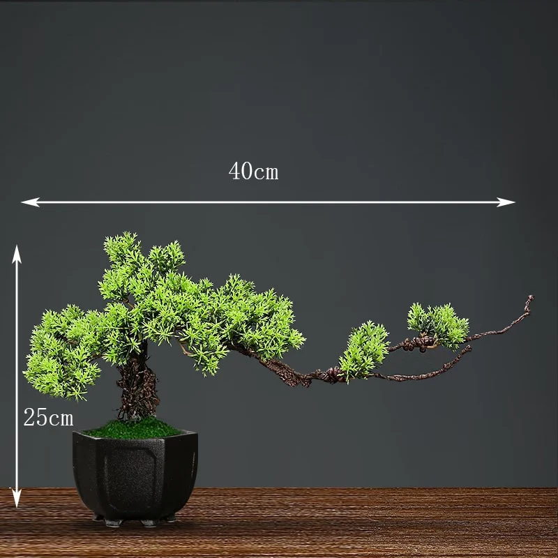 Bonsaï artificiel en racines de bois