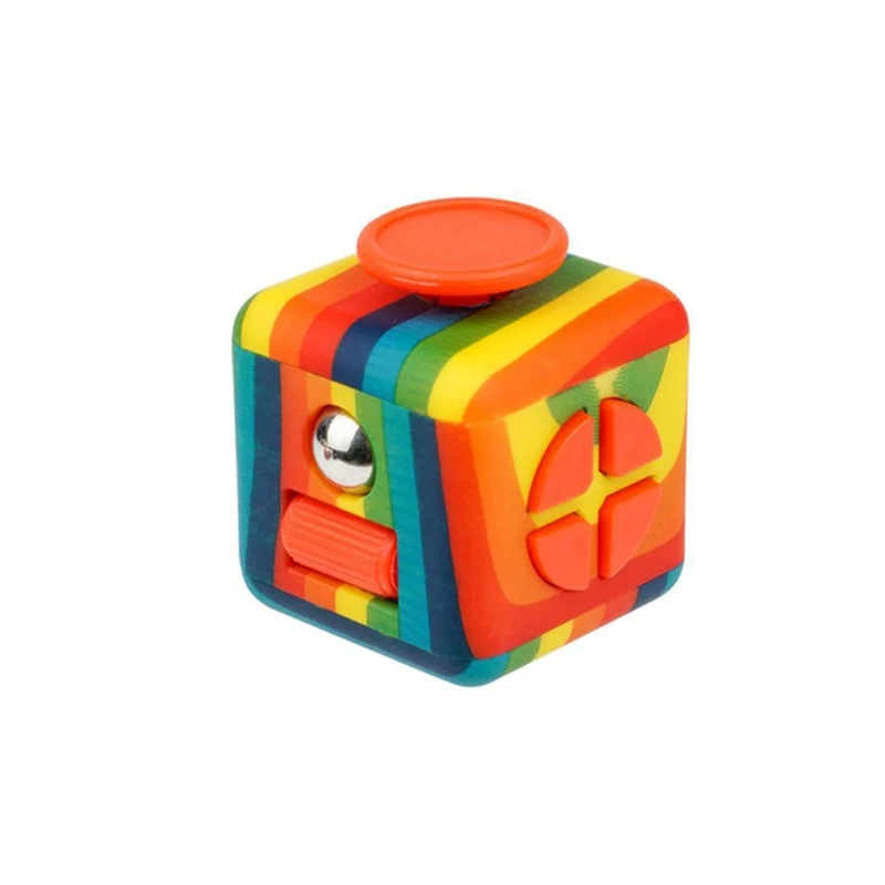 Cube Antistress Multiboutons Fingertoy Rose