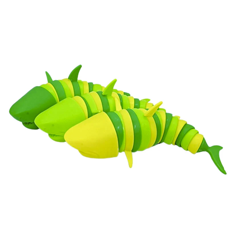 Jouet porte clef requin tricolores