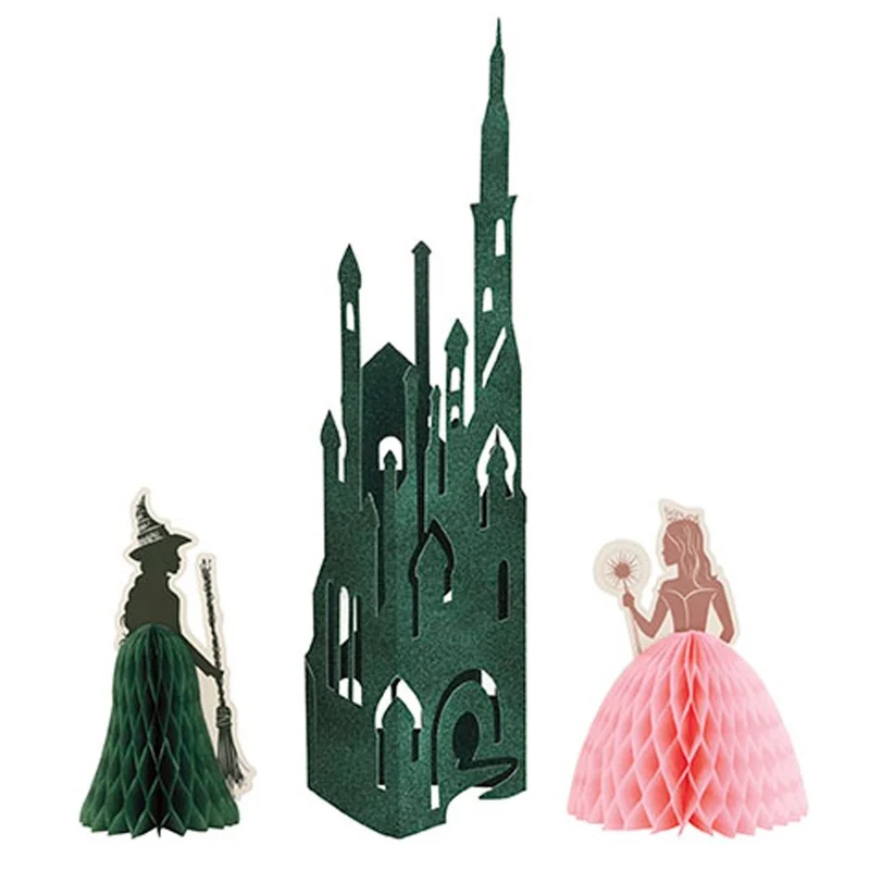 Wicked Paper Table Centerpiece Decorations, 3 Count