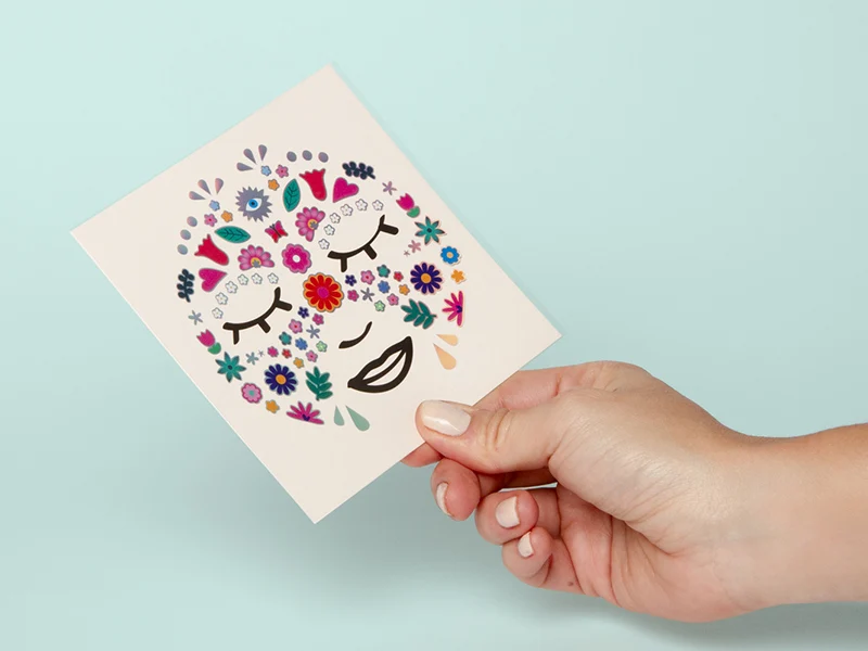 Stickers de visage - Flowers - OMY