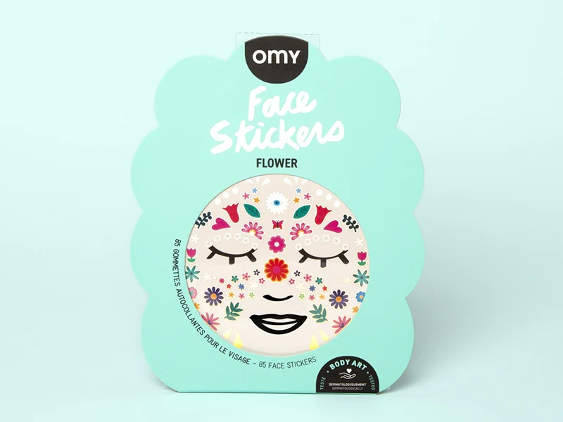 Stickers de visage - Flowers - OMY