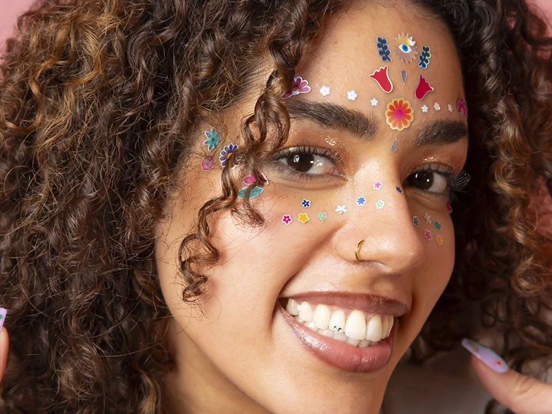 Stickers de visage - Flowers - OMY
