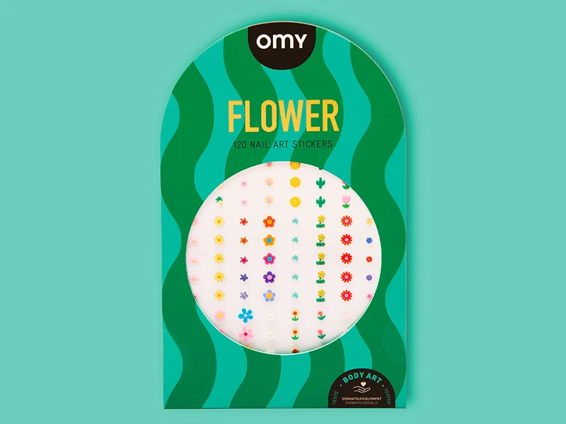 Stickers Nail art - Flower - 120 stickers décoratifs pour ongles