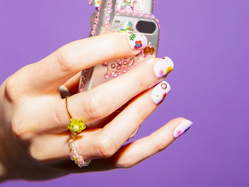 Stickers Nail art - Flower - 120 stickers décoratifs pour ongles