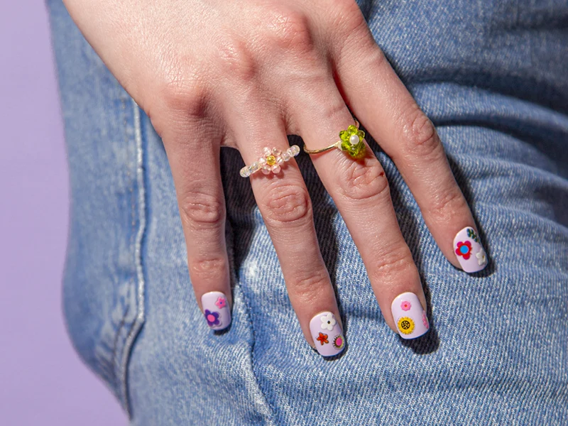 Stickers Nail art - Flower - 120 stickers décoratifs pour ongles