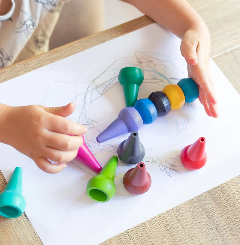 Tiger Tribe Stackable Crayons Candy Colours Set of 8