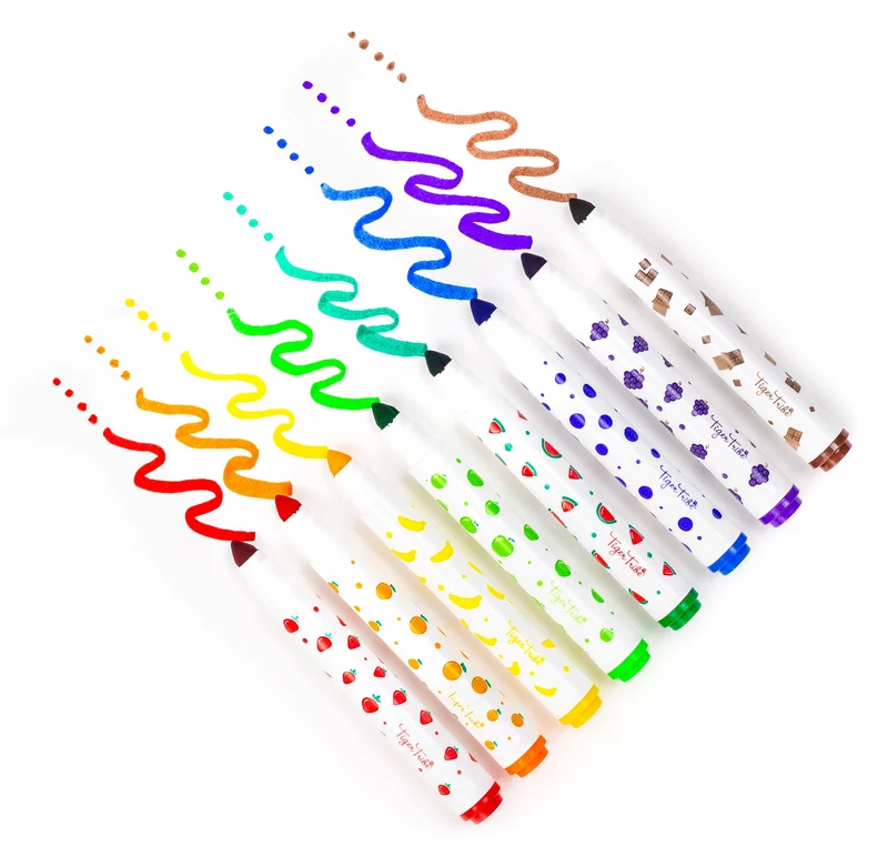 Tiger Tribe Scented Markers Non-Toxic Fruity Fragrance Set