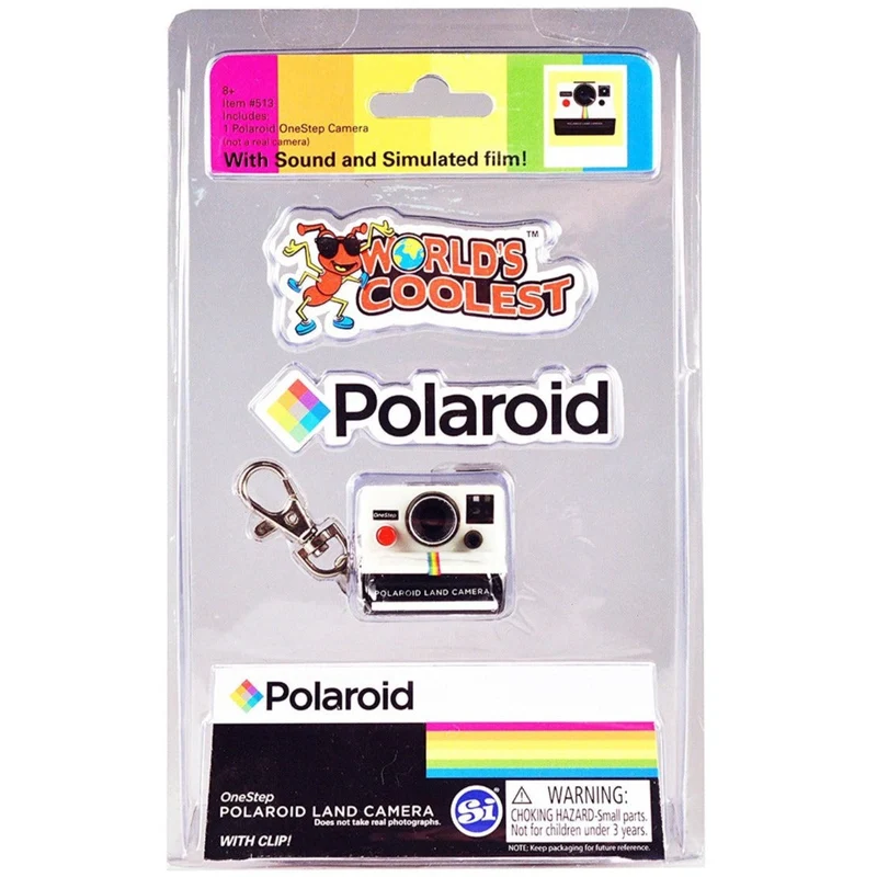 World's Coolest Tiny Polaroid Camera Keychain