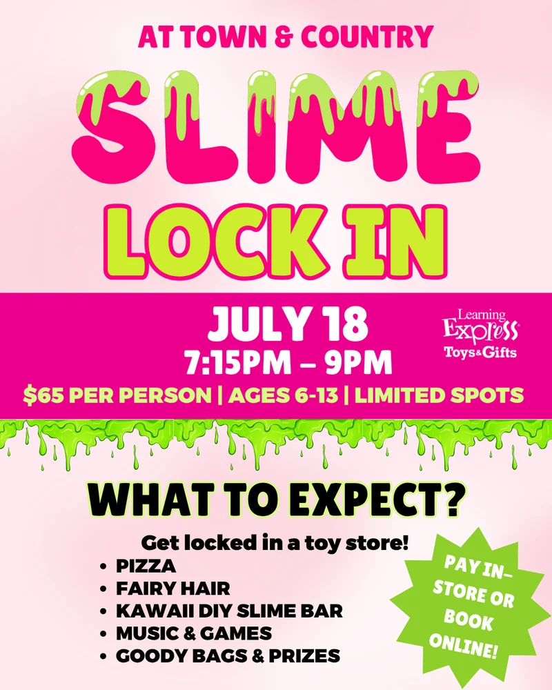 Slime Time Party Lock In