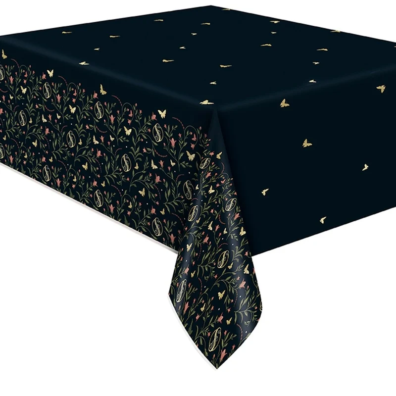 Wicked Rectangular Plastic Table Cover, 54 x 84 Inches, 1 Count