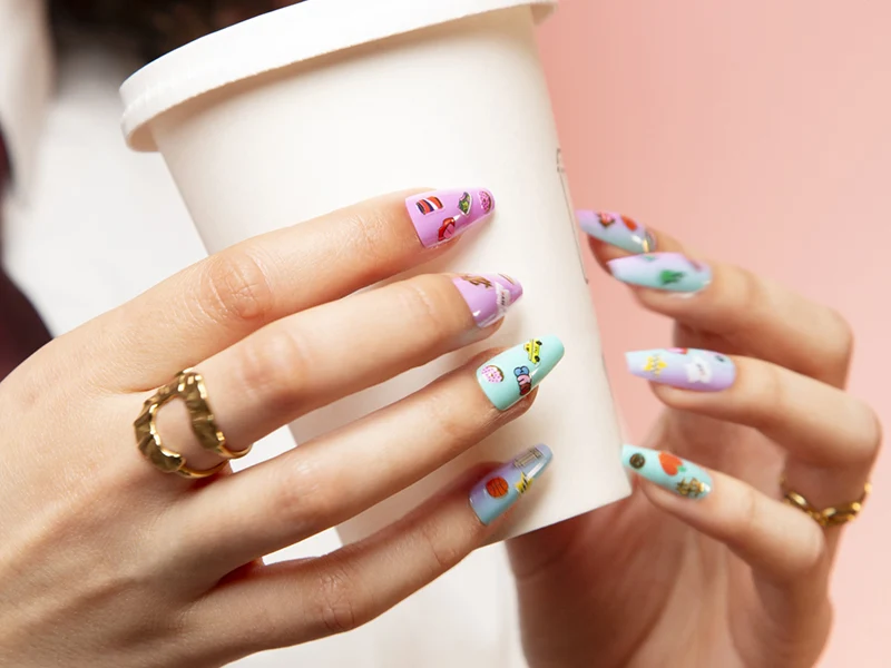 Stickers Nail art - NYC collection street fashion par OMY