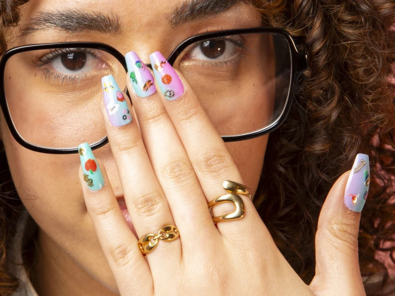 Stickers Nail art - NYC collection street fashion par OMY