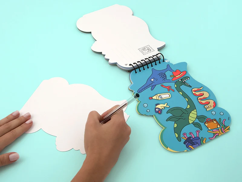 Carnet d'activité stickers - Dino de OMY