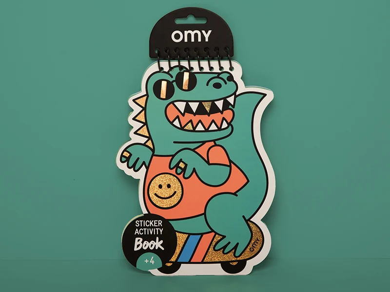 Carnet d'activité stickers - Dino de OMY