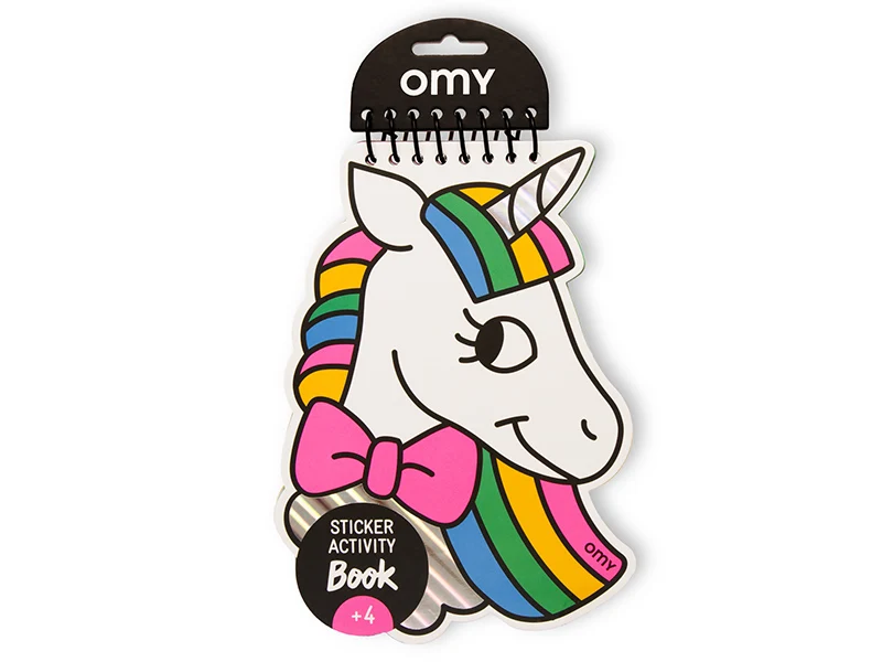 Carnet d'activité sticker - Lily la licorne