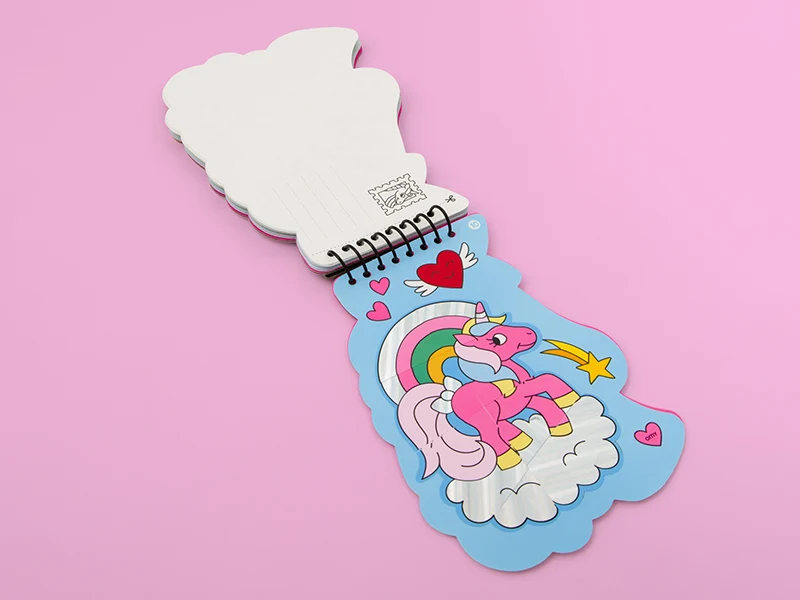 Carnet d'activité sticker - Lily la licorne