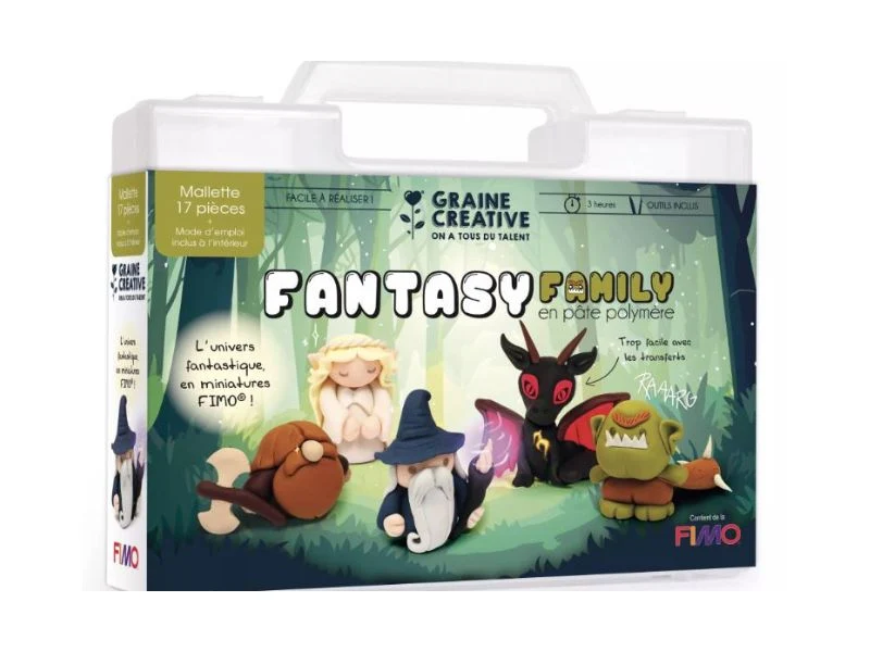 Mallette Fimo - Fantasy family