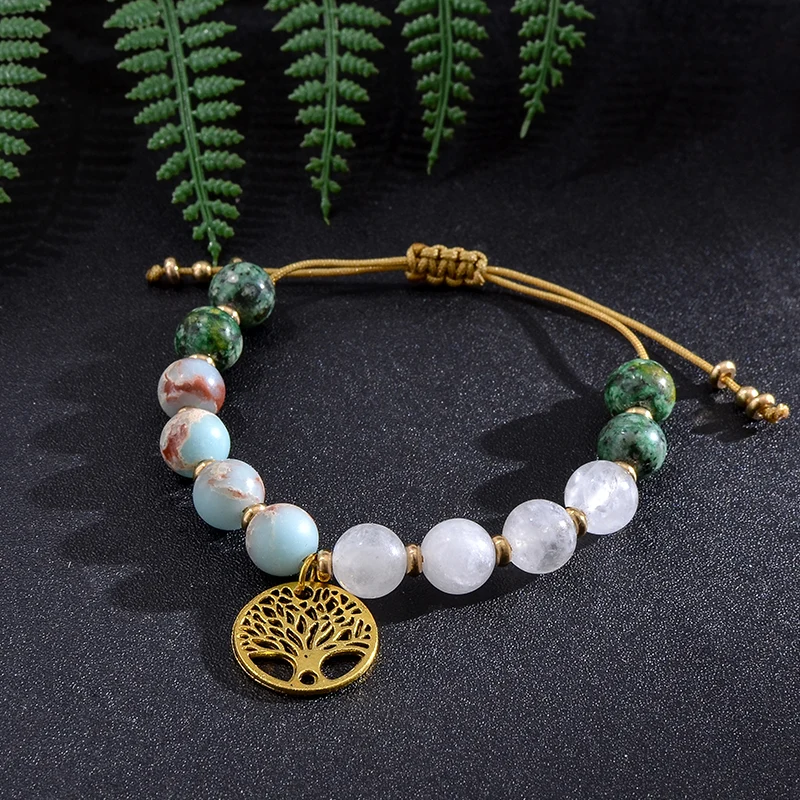 Chapelet Mala en Jade blanc