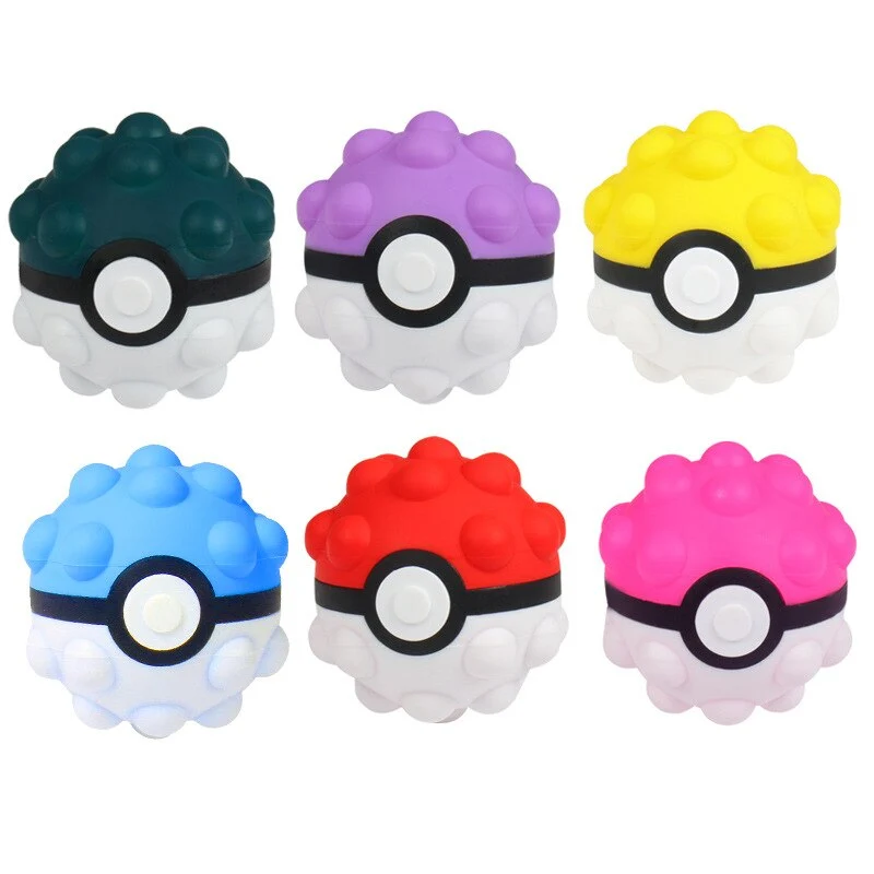Balle antistress 3D pokémon pop-it rose
