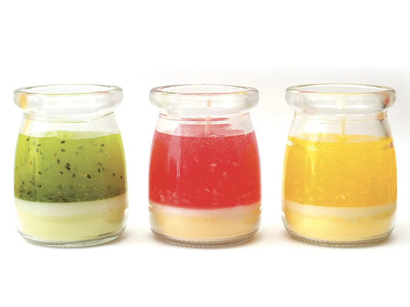 Coffret kit DIY bougies fruitées 3 designs Graine Creative