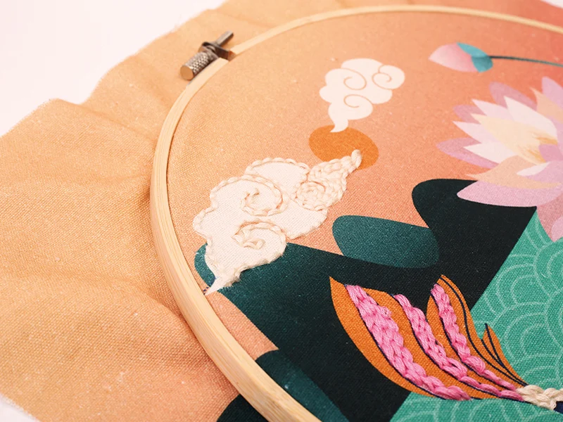 Kit punch needle carpe koi - Graine Creative
